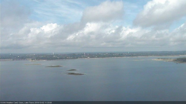 Lake Travis webcam, October 2, 2018 10:35 AM CT