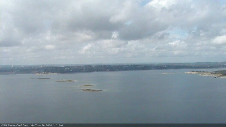 Lake Travis webcam, October 2, 2018 11:15 AM CT