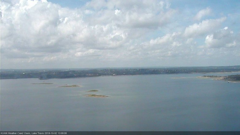 Lake Travis webcam, October 2, 2018 12:10 PM CT