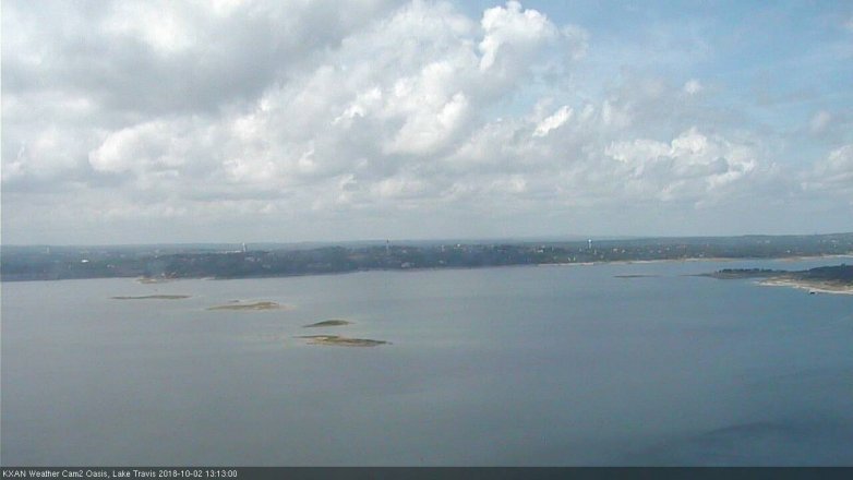 Lake Travis webcam, October 2, 2018 12:15 PM CT