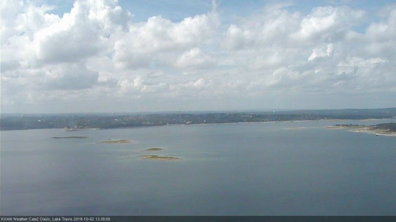 Lake Travis webcam, October 2, 2018 12:40 PM CT