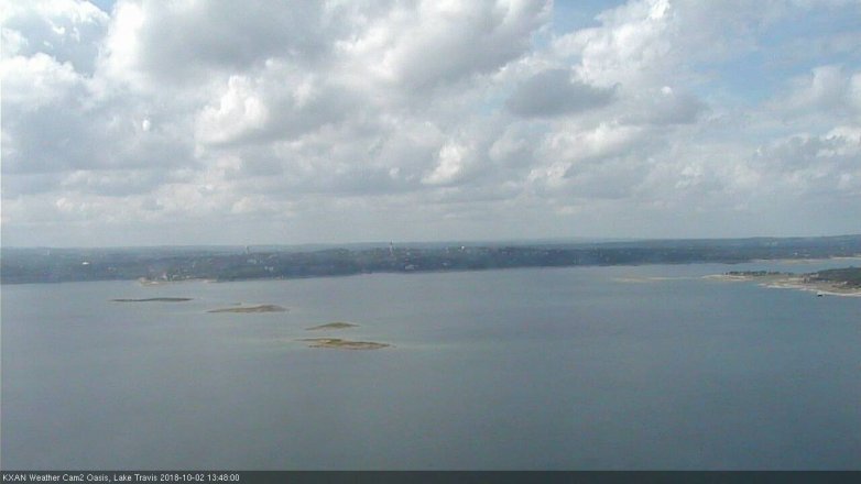 Lake Travis webcam, October 2, 2018 12:50 PM CT