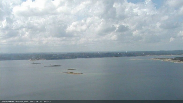 Lake Travis webcam, October 2, 2018 1:00 PM CT