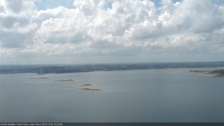 Lake Travis webcam, October 2, 2018 1:25 PM CT