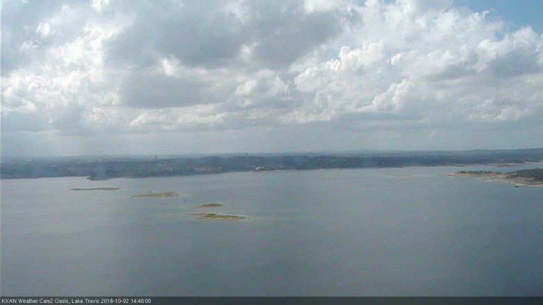 Lake Travis webcam, October 2, 2018 1:50 PM CT
