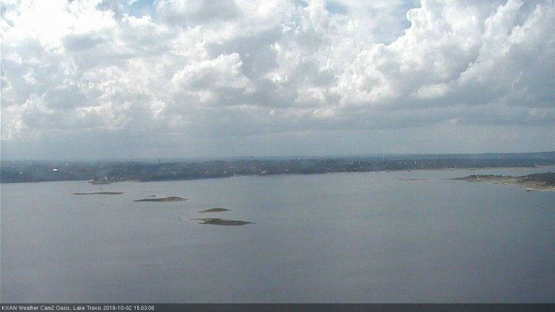 Lake Travis webcam, October 2, 2018 2:05 PM CT
