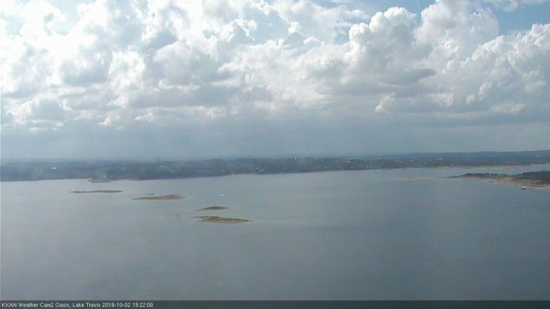Lake Travis webcam, October 2, 2018 2:25 PM CT