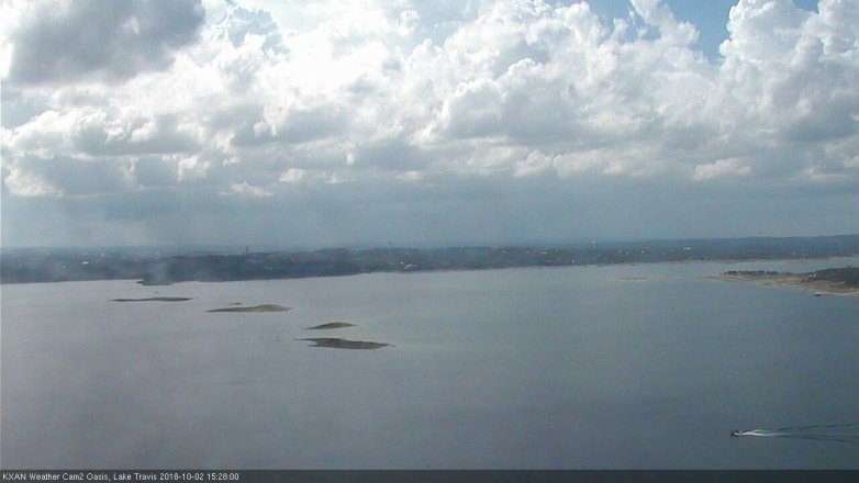 Lake Travis webcam, October 2, 2018 2:30 PM CT