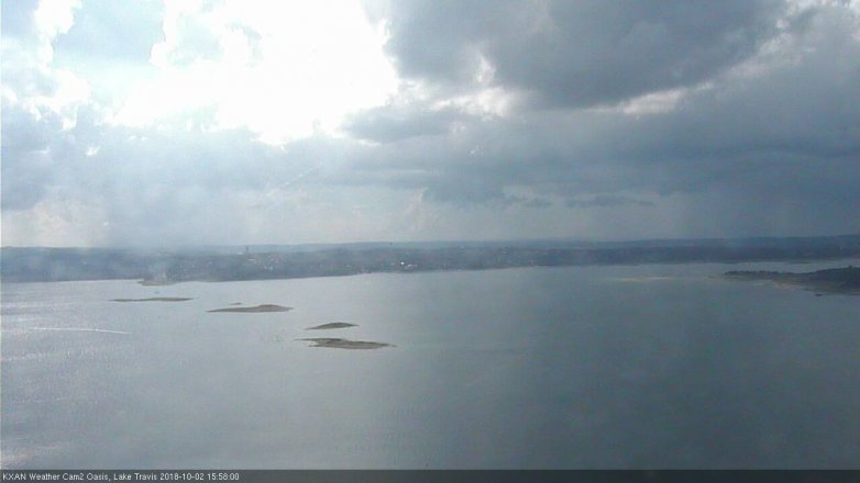 Lake Travis webcam, October 2, 2018 3:00 PM CT