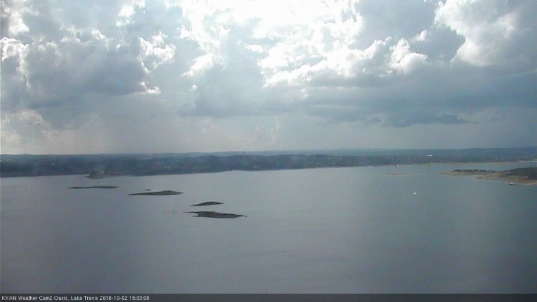 Lake Travis webcam, October 2, 2018 3:05 PM CT