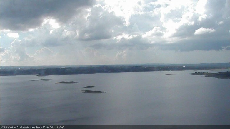Lake Travis webcam, October 2, 2018 3:10 PM CT