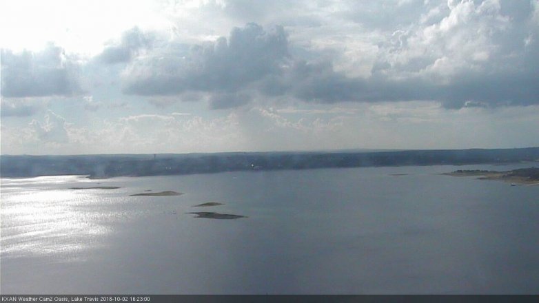 Lake Travis webcam, October 2, 2018 3:25 PM CT
