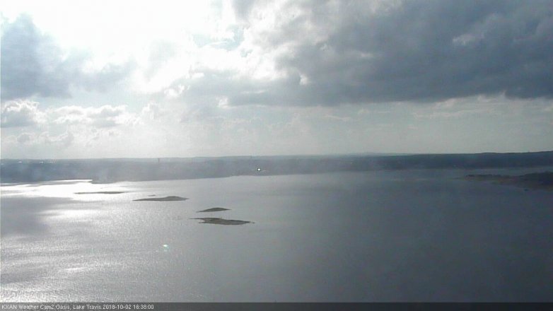 Lake Travis webcam, October 2, 2018 3:40 PM CT