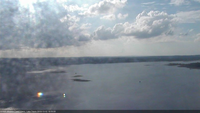 Lake Travis webcam, October 2, 2018 4:00 PM CT