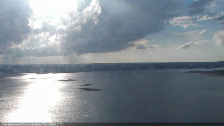 Lake Travis webcam, October 2, 2018 4:05 PM CT