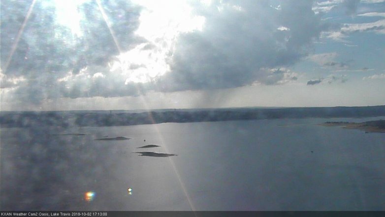 Lake Travis webcam, October 2, 2018 4:15 PM CT