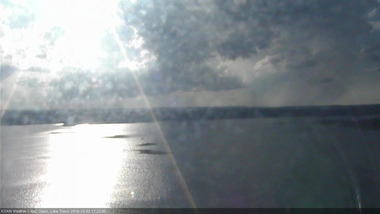 Lake Travis webcam, October 2, 2018 4:25 PM CT