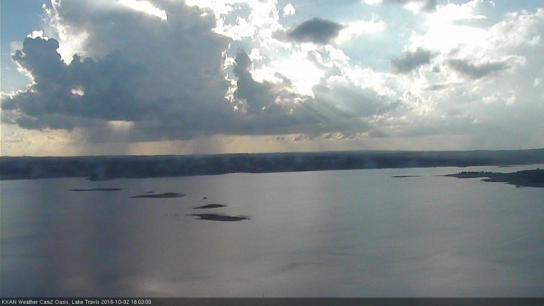 Lake Travis webcam, October 2, 2018 5:05 PM CT