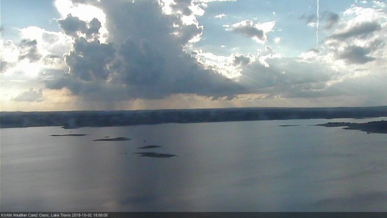 Lake Travis webcam, October 2, 2018 5:10 PM CT