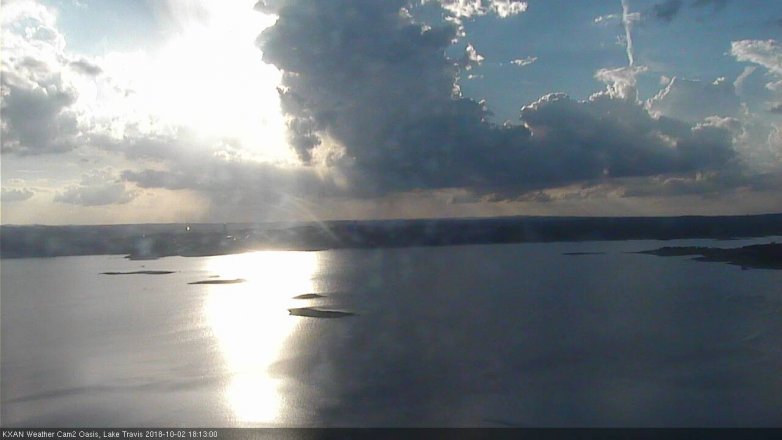 Lake Travis webcam, October 2, 2018 5:15 PM CT