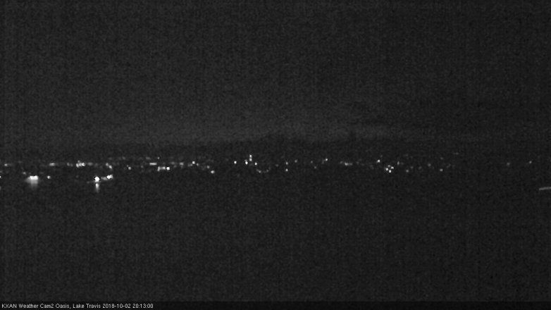Lake Travis webcam, October 2, 2018 7:15 PM CT