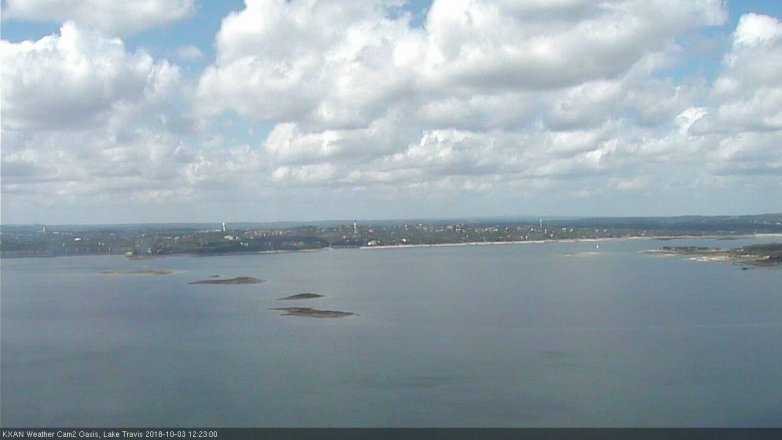 Lake Travis webcam, October 3, 2018 11:25 AM CT