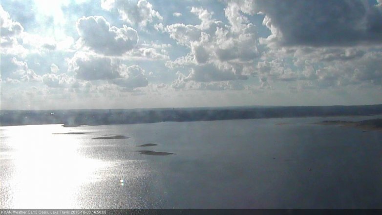 Lake Travis webcam, October 3, 2018 4:00 PM CT