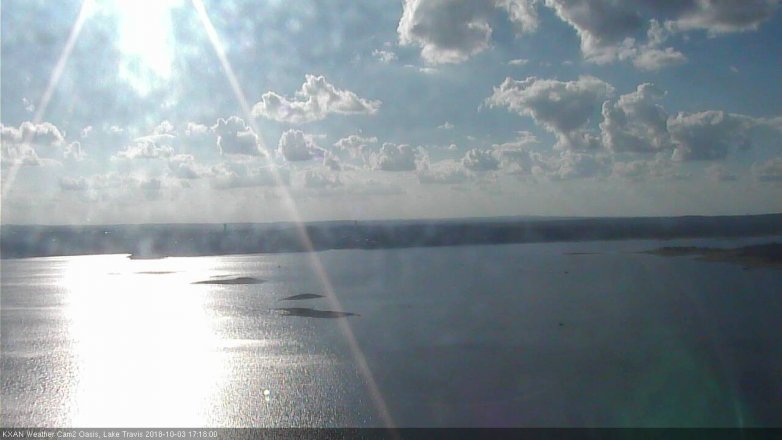 Lake Travis webcam, October 3, 2018 4:20 PM CT