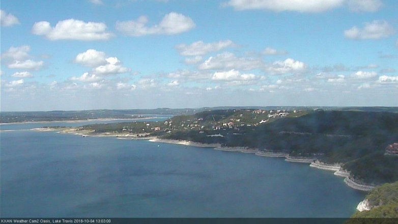Lake Travis webcam, October 4, 2018 12:05 PM CT