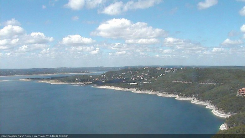 Lake Travis webcam, October 4, 2018 12:35 PM CT