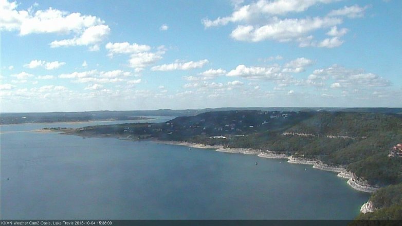 Lake Travis webcam, October 4, 2018 2:40 PM CT