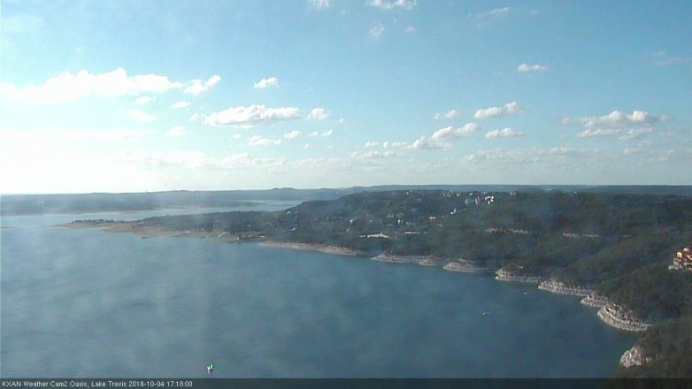 Lake Travis webcam, October 4, 2018 4:20 PM CT