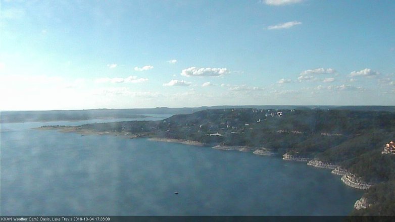 Lake Travis webcam, October 4, 2018 4:30 PM CT