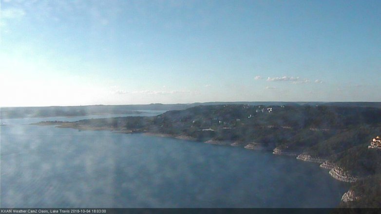 Lake Travis webcam, October 4, 2018 5:05 PM CT