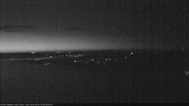 Lake Travis webcam, October 4, 2018 7:05 PM CT