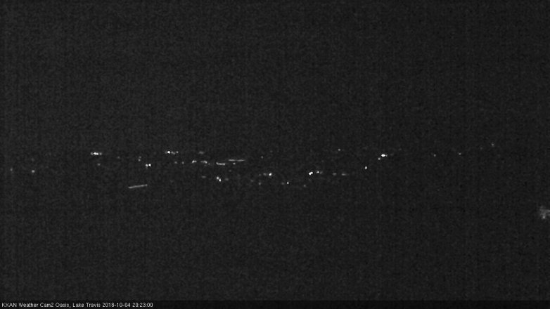 Lake Travis webcam, October 4, 2018 7:25 PM CT