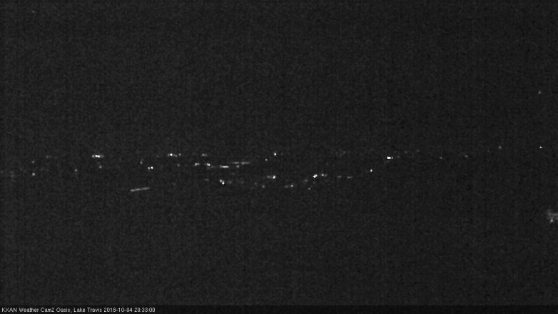 Lake Travis webcam, October 4, 2018 7:35 PM CT