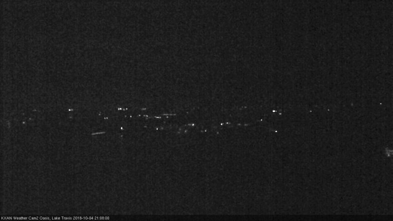 Lake Travis webcam, October 4, 2018 8:10 PM CT