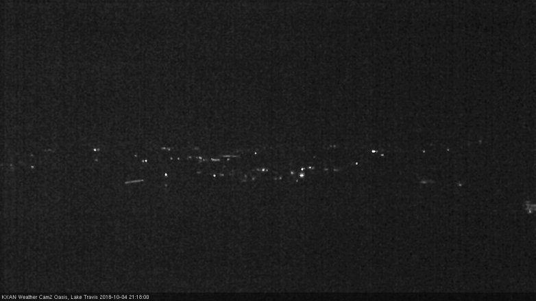 Lake Travis webcam, October 4, 2018 8:20 PM CT