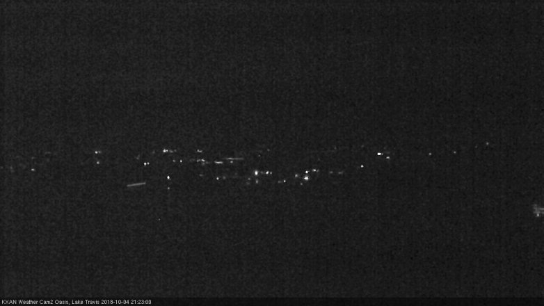 Lake Travis webcam, October 4, 2018 8:25 PM CT