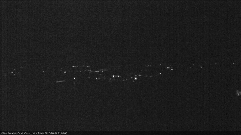 Lake Travis webcam, October 4, 2018 8:40 PM CT