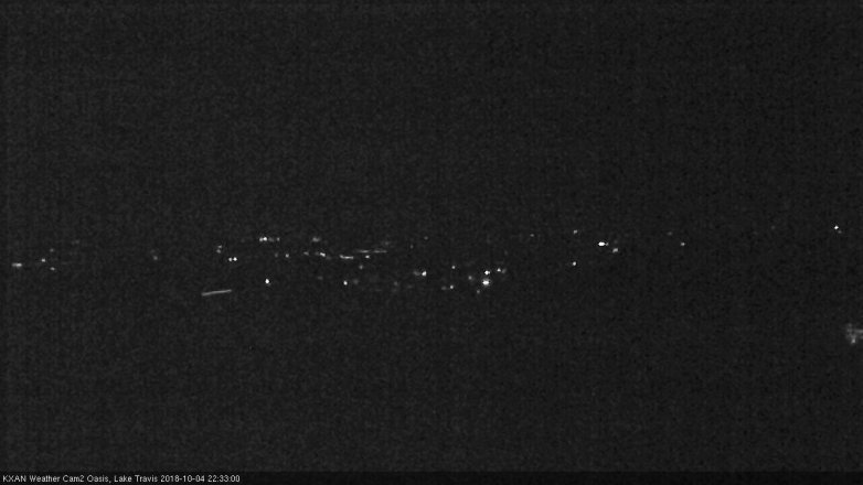 Lake Travis webcam, October 4, 2018 9:35 PM CT