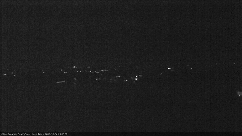 Lake Travis webcam, October 4, 2018 10:05 PM CT
