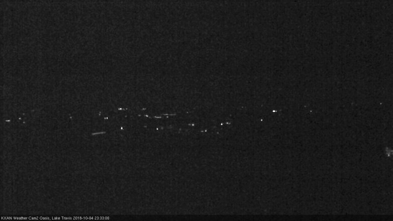 Lake Travis webcam, October 4, 2018 10:35 PM CT