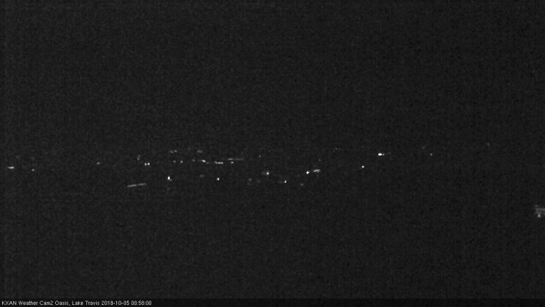 Lake Travis webcam, October 4, 2018 12:00 AM CT
