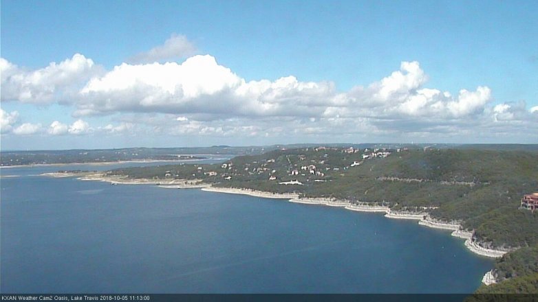 Lake Travis webcam, October 5, 2018 10:15 AM CT