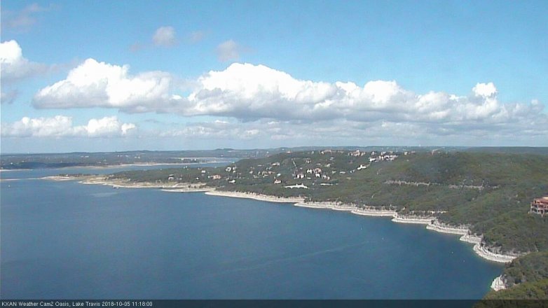 Lake Travis webcam, October 5, 2018 10:20 AM CT