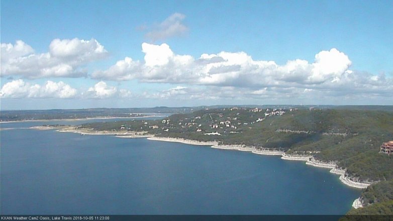 Lake Travis webcam, October 5, 2018 10:25 AM CT