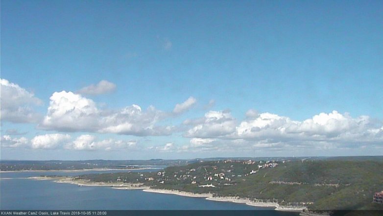 Lake Travis webcam, October 5, 2018 10:30 AM CT