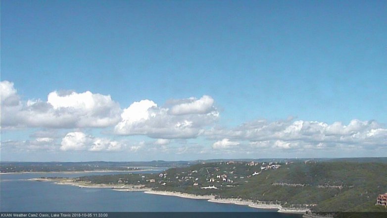 Lake Travis webcam, October 5, 2018 10:35 AM CT